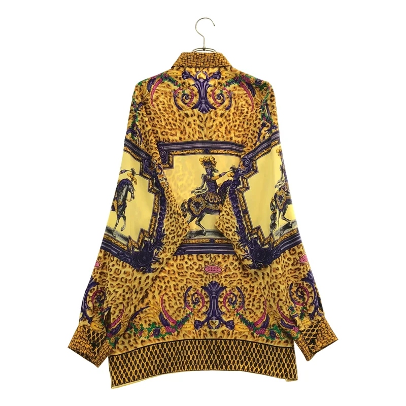 Gianni Versace / ジャンニヴェルサーチ | シルク レオパード柄 シャツ |