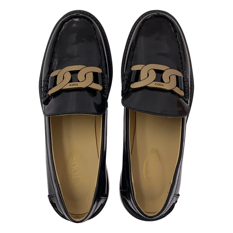 TOD'S / トッズ | KATE LEATHER LOAFER ケイト パテントレザー ローファ | 37 | レディース