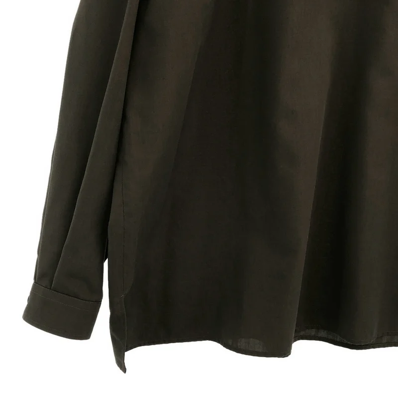 THE RERACS / ザリラクス | 2023SS | SIDE ZIP PULLOVER SHIRT サイドジッププルオーバーシャツ | 48 | メンズ