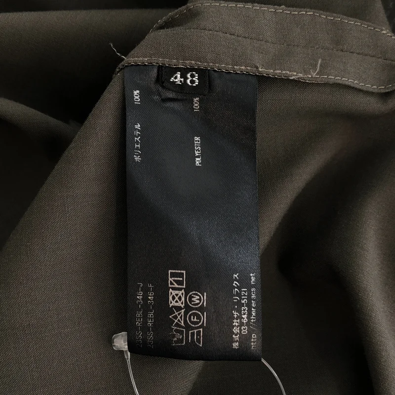 THE RERACS / ザリラクス | 2023SS | SIDE ZIP PULLOVER SHIRT サイドジッププルオーバーシャツ | 48 | メンズ