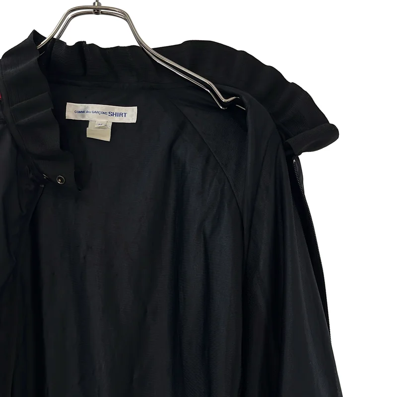 COMME des GARCONS SHIRT / コムデギャルソンシャツ | 2006SS | ナイロン ロゴ刺しゅう ラグラン トラックジャケット | M | メンズ