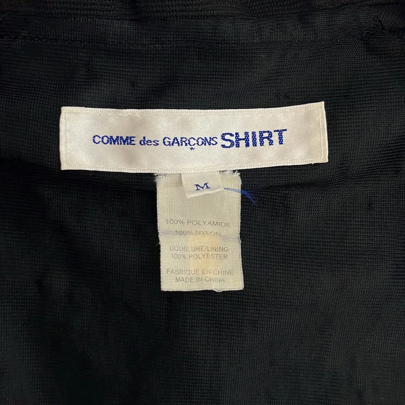 COMME des GARCONS SHIRT / コムデギャルソンシャツ | 2006SS | ナイロン ロゴ刺しゅう ラグラン トラックジャケット | M | メンズ