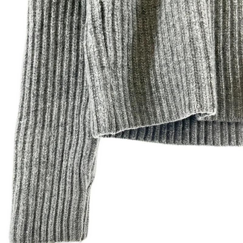 JIL SANDER / ジルサンダー | by raf simons / ウール カシミヤ レイヤード リブ ニット | 50 | メンズ