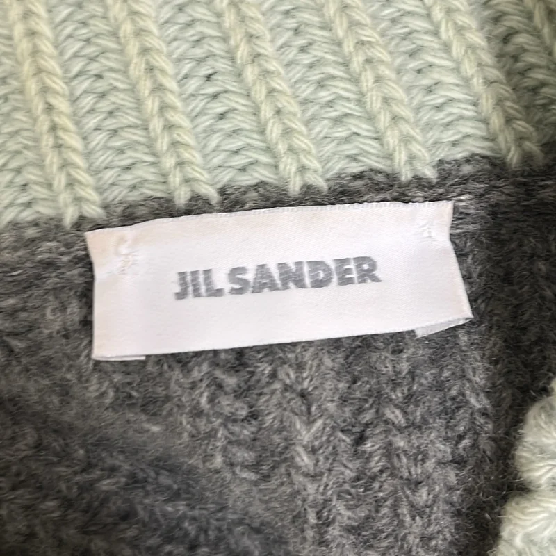 JIL SANDER / ジルサンダー | by raf simons / ウール カシミヤ レイヤード リブ ニット | 50 | メンズ