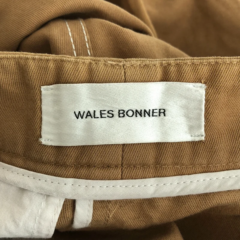 WALES BONNER / ウェールズボナー | コットンツイル サイドライン チノパンツ | 40 | レディース