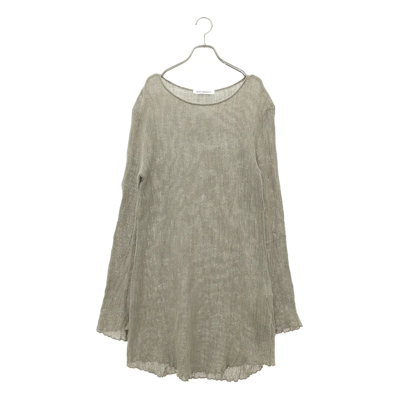 OUR LEGACY / アワーレガシー | Grey Granite Yawning Linen ワンピース W2246TR | 34 | レディース