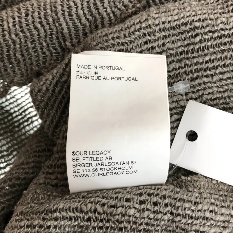 OUR LEGACY / アワーレガシー | Grey Granite Yawning Linen ワンピース W2246TR | 34 | レディース