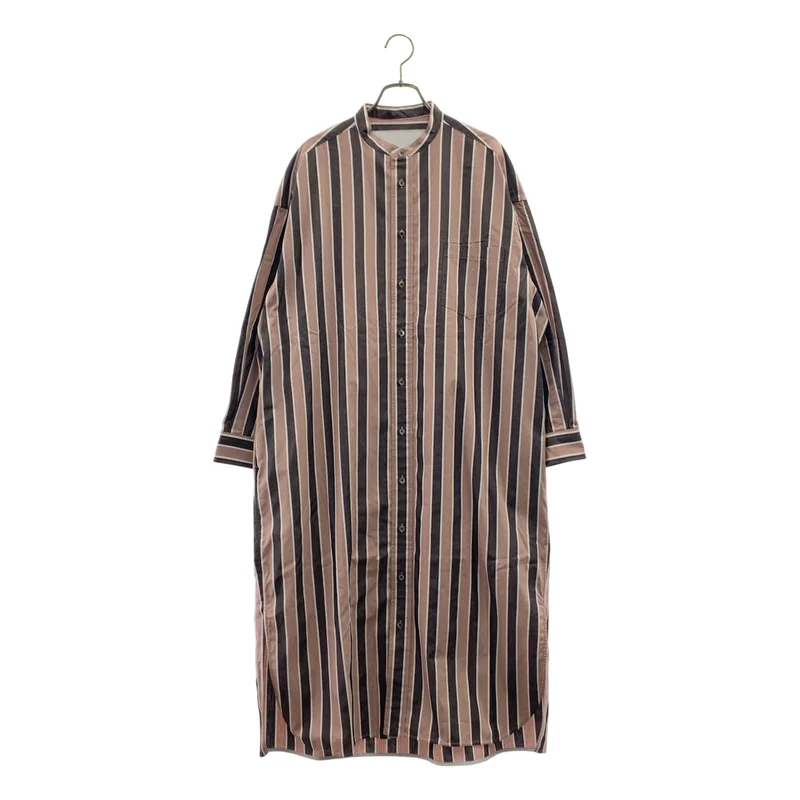 TICCA / ティッカ | ノーカラースクエアビッグロングシャツ | F | レディース