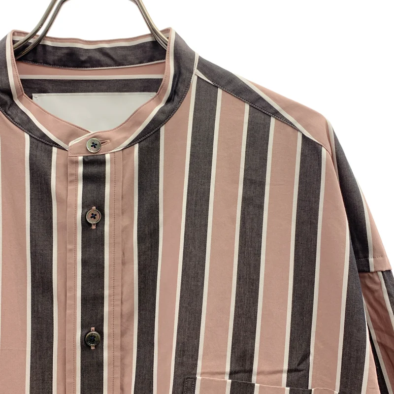 TICCA / ティッカ | ノーカラースクエアビッグロングシャツ | F | レディース