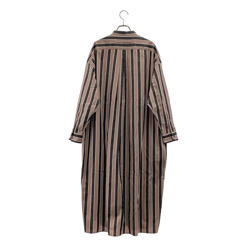 TICCA / ティッカ | ノーカラースクエアビッグロングシャツ | F | レディース