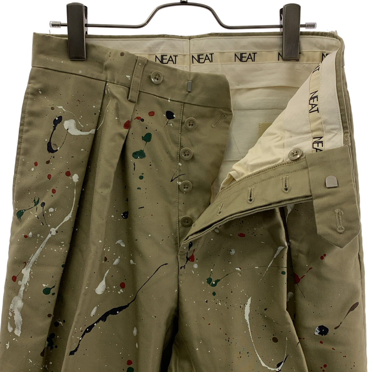 美品】 NEAT / ニート | Paint Chino Pants ペイント加工 2タック