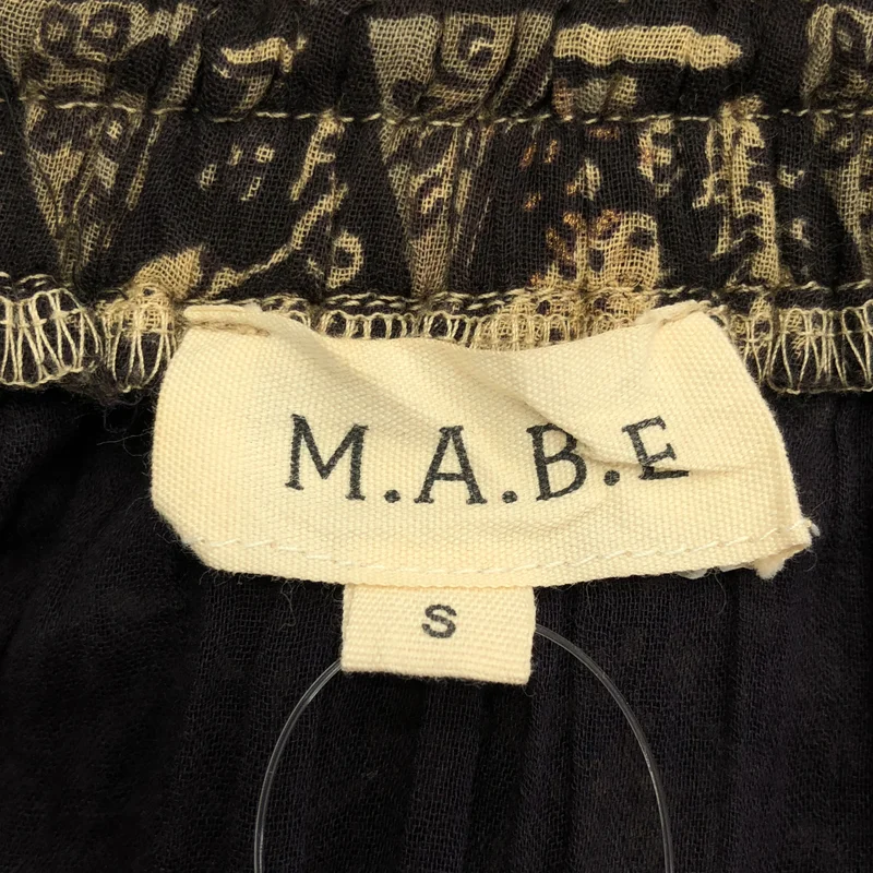 MUSE de Deuxieme Classe / ミューズドゥーズィーエムクラス | M.A.B.E/メイブ プリント ティアードスカート | S | レディース