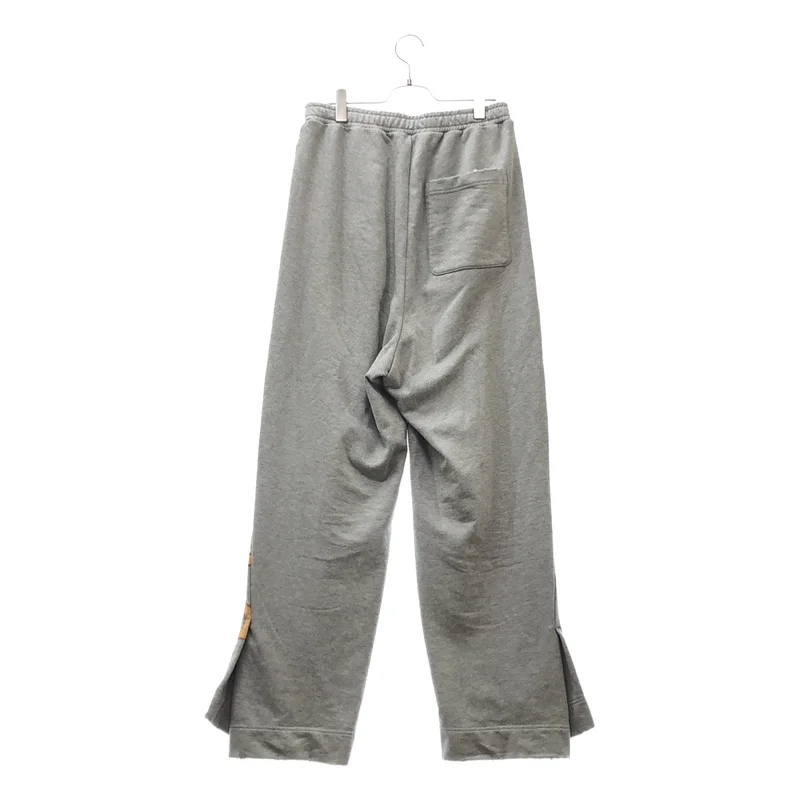 Maison MIHARA YASUHIRO / メゾンミハラヤスヒロ | 2026SS | COLLAGE PRINT RESIZED PANTS  / カレッジロゴ ドローストリング スウェット パンツ | 38 | メンズ