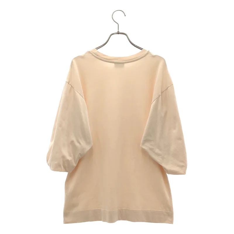 DRIES VAN NOTEN / ドリスヴァンノッテン | クルーネック パフリーブTシャツ | XS | レディース