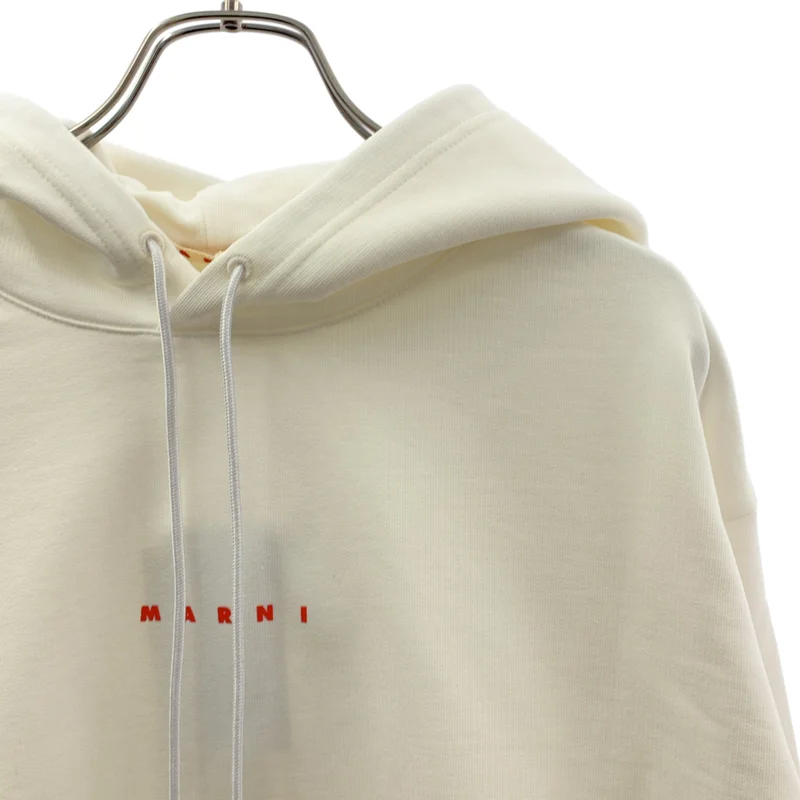 MARNI / マルニ | ミニロゴ プリント オーガニックコットン フーディー | 46 | メンズ