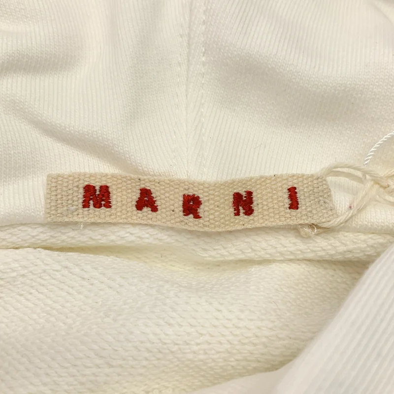 MARNI / マルニ | ミニロゴ プリント オーガニックコットン フーディー | 46 | メンズ