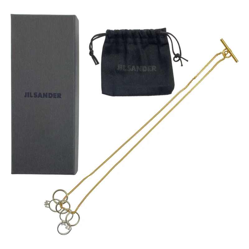 JIL SANDER / ジルサンダー | 5連リング チェーンネックレス | – KLD