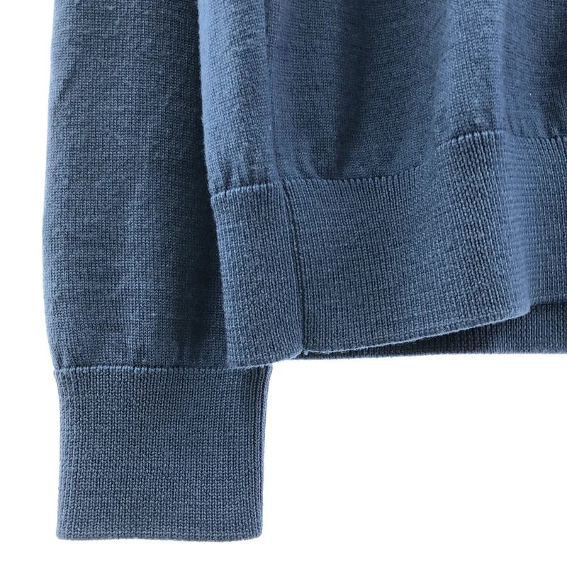 LACOSTE / ラコステ | ウォッシャブル メリノウール ドライバーズニット | 4 | メンズ