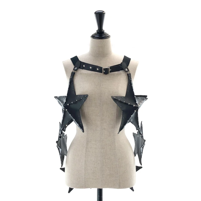 noir kei ninomiya / ノワールケイニノミヤ | 2026SS | レザー スタッズ スターハーネス | S | レディース