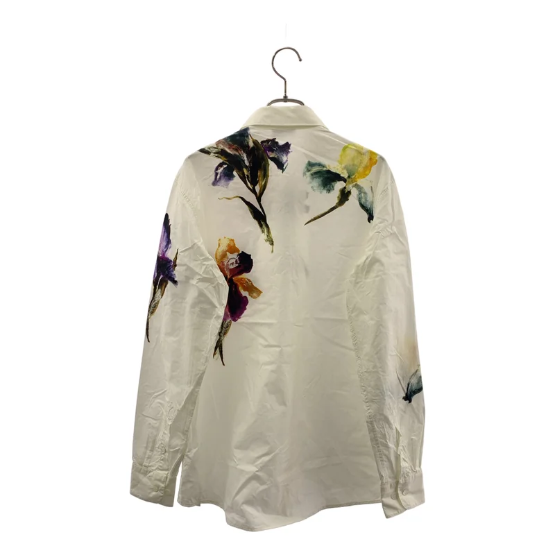 DRIES VAN NOTEN / ドリスヴァンノッテン | 2023SS | CLAVELLY TRANSP 6163 W.W.SHIRT フラワープリント シャツ | 36 | レディース