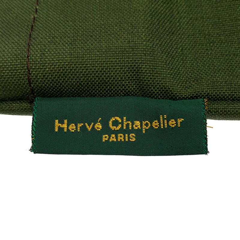 HERVE CHAPELIER / エルベシャプリエ | カモフラ柄 ナイロン 舟形 ハンドバッグ |