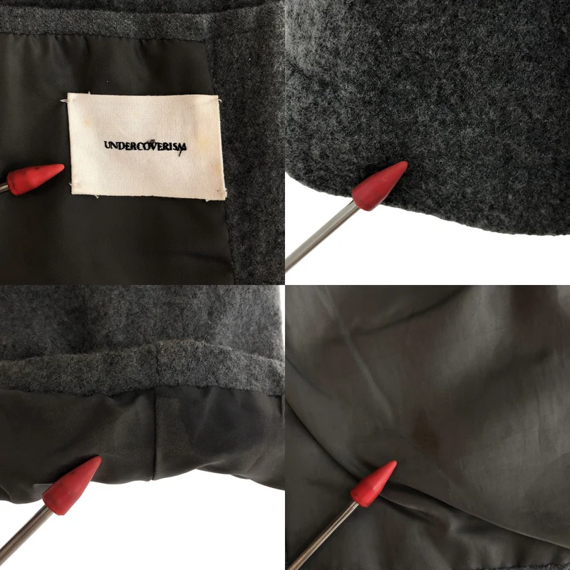 UNDERCOVERISM / アンダーカバイズム | 2011AW | MIRROR期 ウール 縮絨 チェスターコート | 3 | メンズ