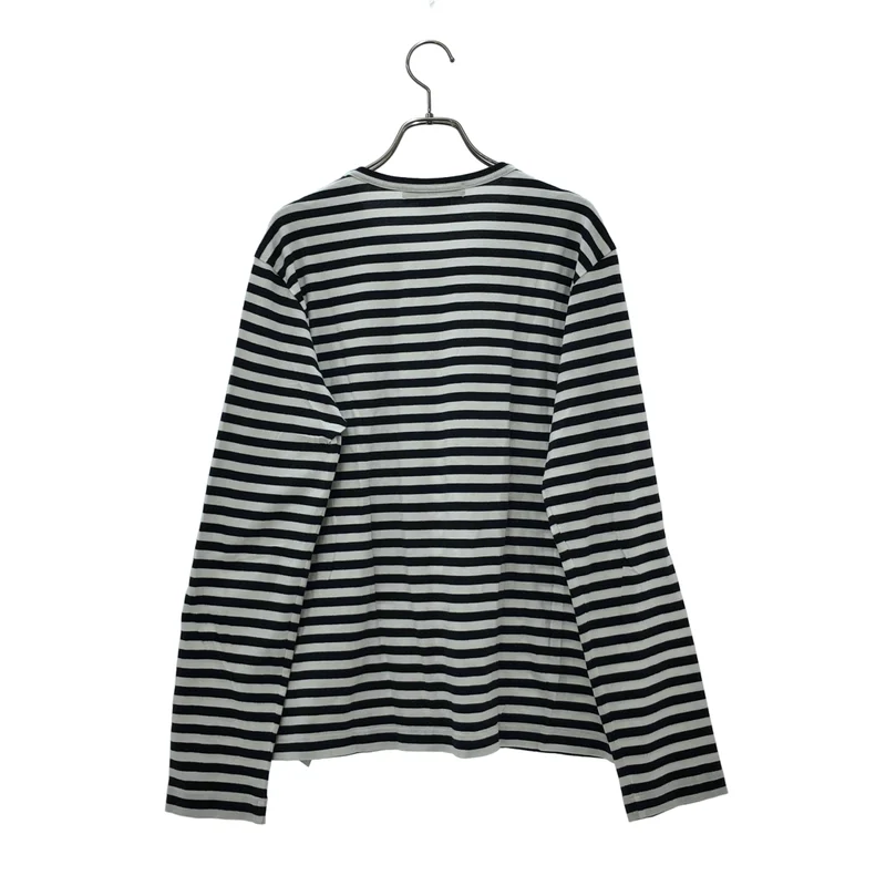 BLACK COMME des GARCONS / ブラックコムデギャルソン | 2025AW | ボーダープリント Tシャツ_長袖 1P-T505 | L | レディース