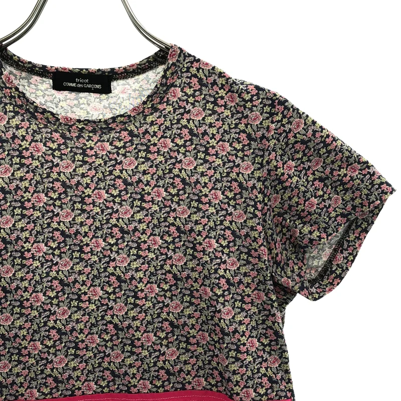 tricot COMME des GARCONS / トリココムデギャルソン | 2008SS | コットン フラワープリント 切替 カットソー |