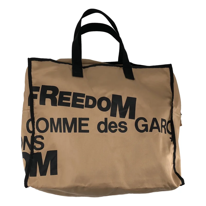 COMME des GARCONS / コムデギャルソン | コットン メッセージ ショッピング バッグ |