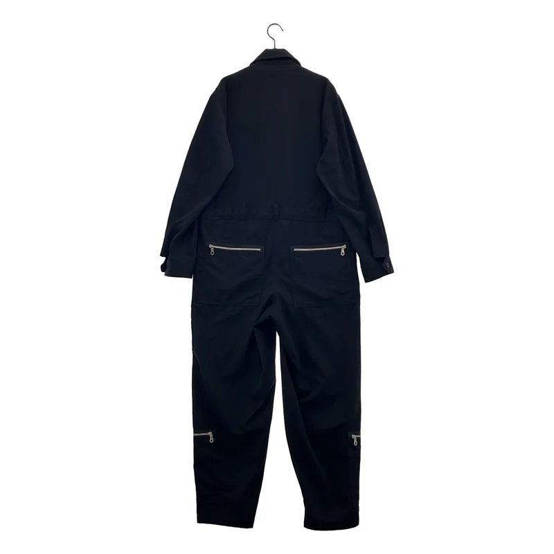 L.Q. Y's for men / エルキュー ワイズフォーメン | 1990s | ウールギャバジン ジップデザイン ジャンプスーツ | M | メンズ