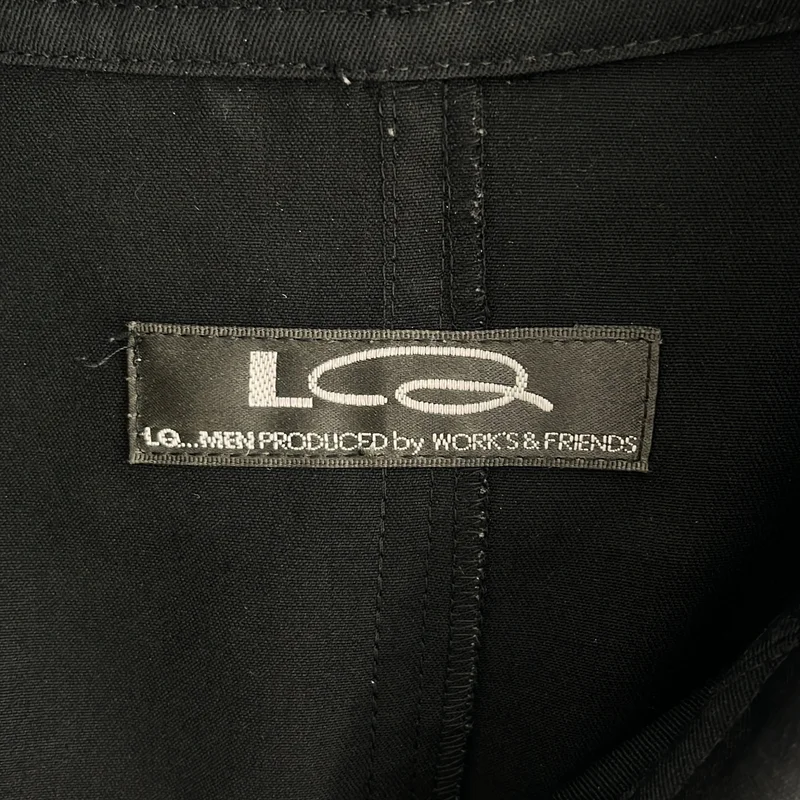 L.Q. Y's for men / エルキュー ワイズフォーメン | 1990s | ウールギャバジン ジップデザイン ジャンプスーツ | M | メンズ