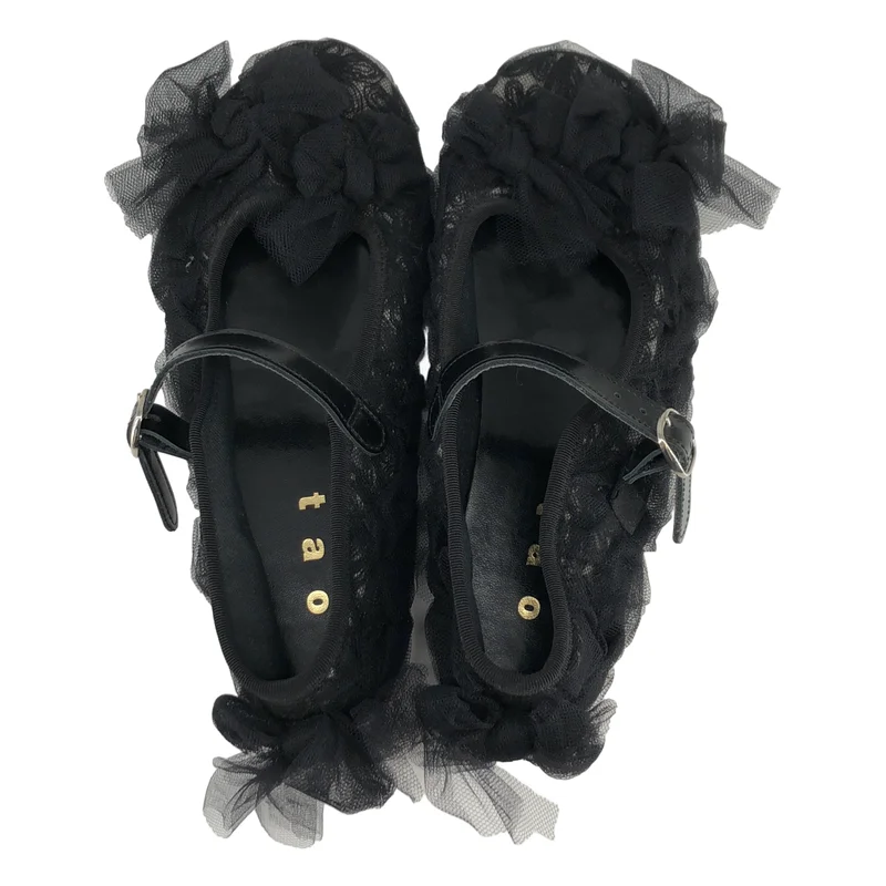 tao COMME des GARCONS / タオコムデギャルソン | レース フラットパンプス | 23.5 | レディース