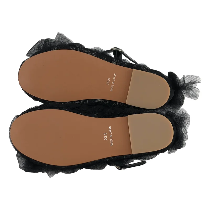 tao COMME des GARCONS / タオコムデギャルソン | レース フラットパンプス | 23.5 | レディース