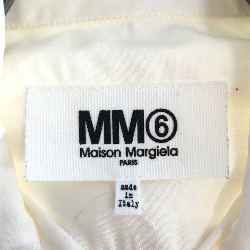 MM6 Maison Margiela / エムエムシックスメゾンマルジェラ | 変形 シャツ_半袖 S32DL0151 | 36 | レディース