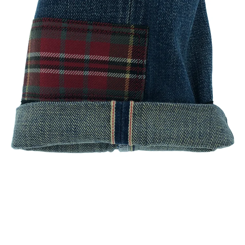 JUNYA WATANABE COMME des GARCONS / ジュンヤワタナベ | 2013AW | パッチワーク ボタンフライ デニムパンツ | XS | メンズ