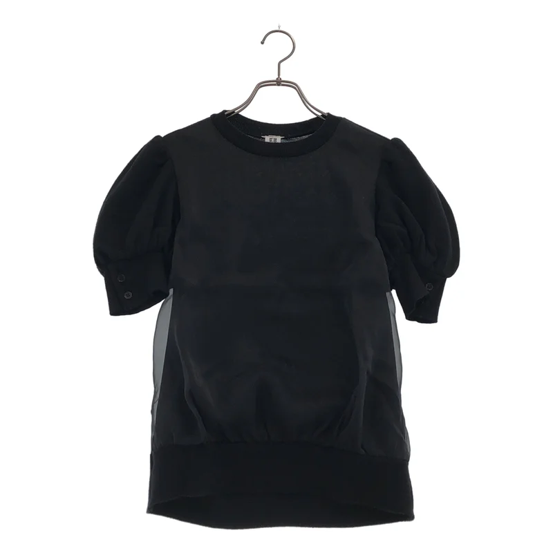 noir kei ninomiya / ノワールケイニノミヤ | 2023SS | ボリュームスリーブ レイヤード ニット | S | レディース