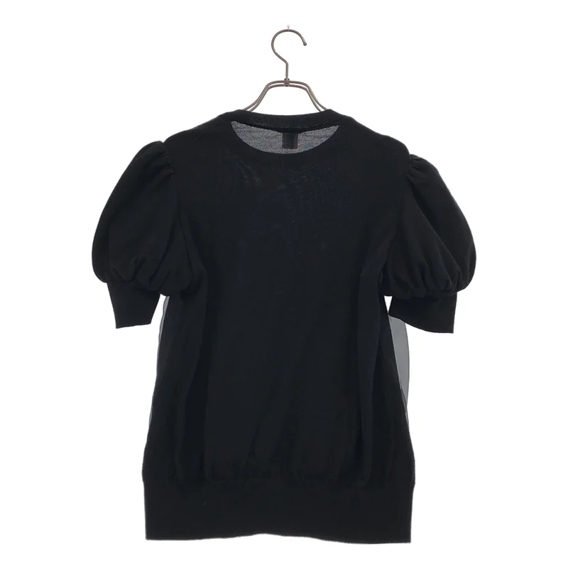 noir kei ninomiya / ノワールケイニノミヤ | 2023SS | ボリュームスリーブ レイヤード ニット | S | レディース