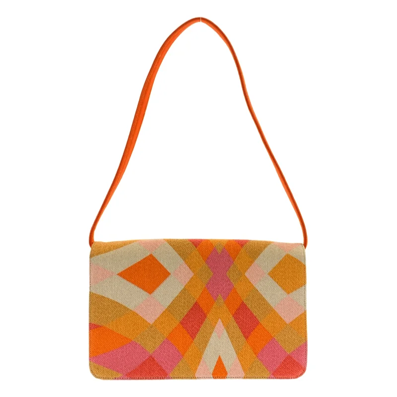 MISSONI / ミッソーニ | 総柄 スクエア ショルダーバッグ |