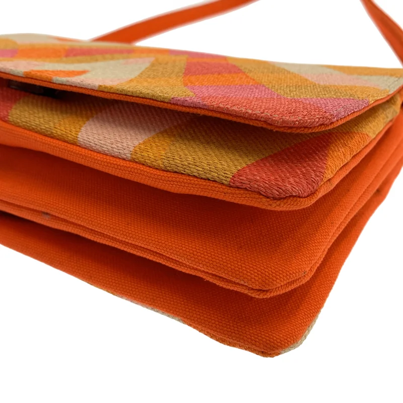 MISSONI / ミッソーニ | 総柄 スクエア ショルダーバッグ |