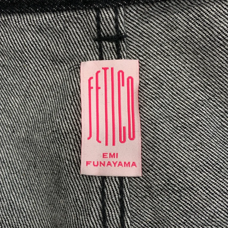FETICO / フェティコ | STUDIOUS別注 ROSE DENIM PANTS ローズプリント デニムパンツ | 38 | レディース