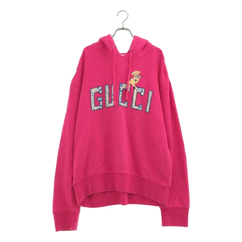 GUCCI / グッチ | 2018AW | ロゴ ピッグ刺しゅう パーカー | M | レディース