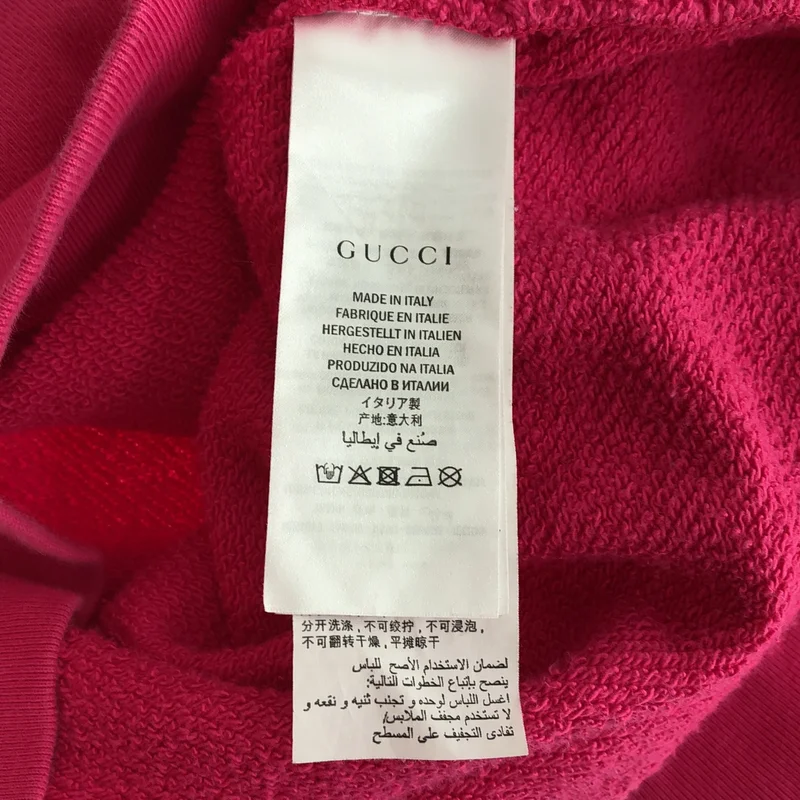 GUCCI / グッチ | 2018AW | ロゴ ピッグ刺しゅう パーカー | M | レディース