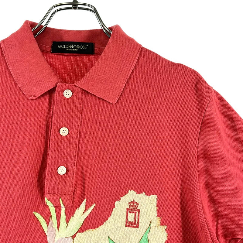 GOLDEN GOOSE / ゴールデングース | バード ロゴ ポロシャツ | XS | レディース