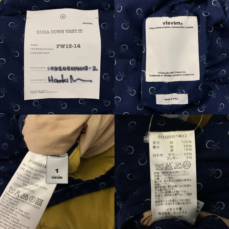 visvim / ビズビム | KORA REVERSIBLE DOWN VEST / リバーシブル コンチョ ダウンベスト | 1 | メンズ