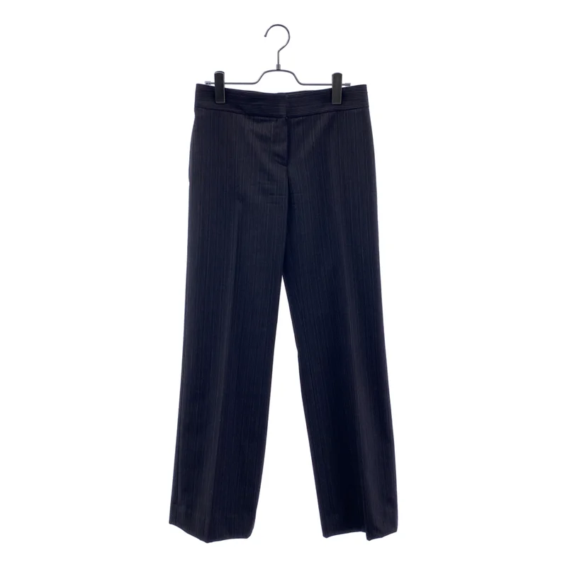 PS Paul Smith / ピーエスポールスミス | ウール ストライプ バックアジャスター スラックスパンツ | 38 | レディース