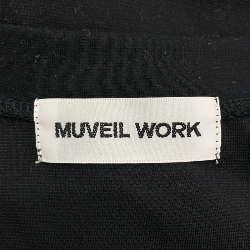 MUVEIL WORK / ミュベールワーク | パール装飾 サイドポケット ストレッチ ワンピース | 40 | レディース