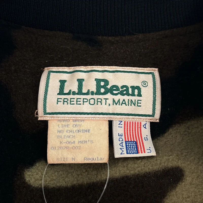 L.L.BEAN / エルエルビーン | カモフラージュ フリース ベスト | M | メンズ