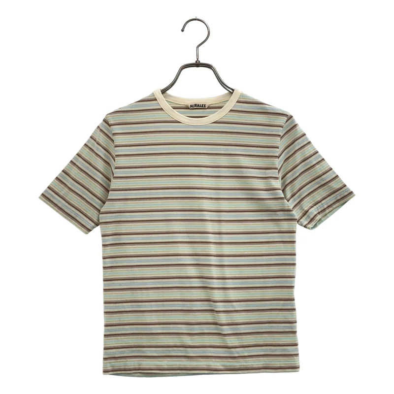 AURALEE / オーラリー | 2026SS | GRADIENT STRIPE JERSEY TEE Tシャツ_半袖 A26ST04GJ | 1 | レディース