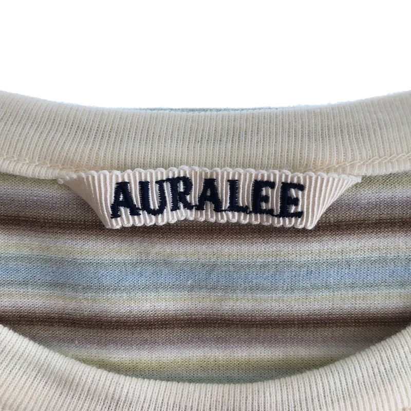 AURALEE / オーラリー | 2026SS | GRADIENT STRIPE JERSEY TEE Tシャツ_半袖 A26ST04GJ | 1 | レディース