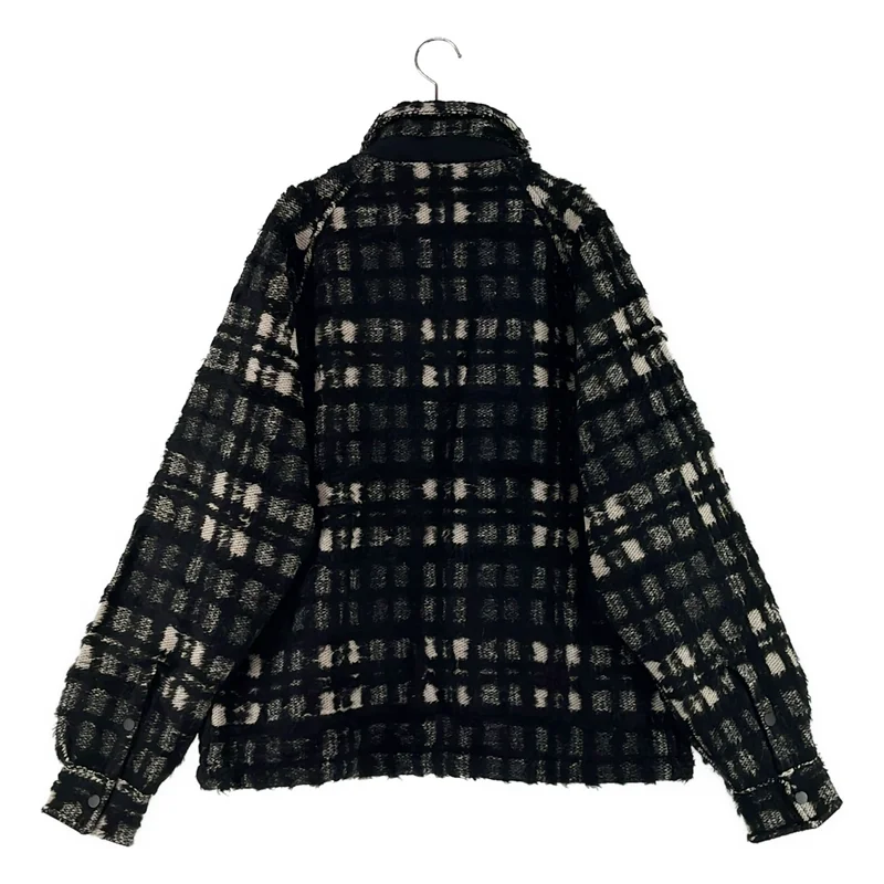 REPRESENT / リプレゼント | WORK SHIRT / ウール混 チェック ワークシャツ ジャケット | M | メンズ